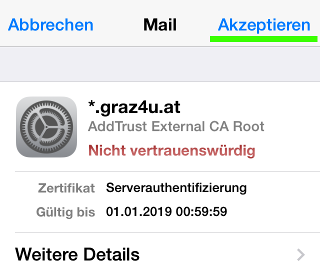 iphone ssl change info